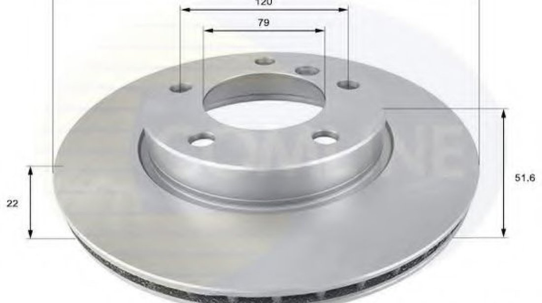 Disc frana BMW Seria 3 Touring (E46) (1999 - 2005) COMLINE ADC1702V piesa NOUA