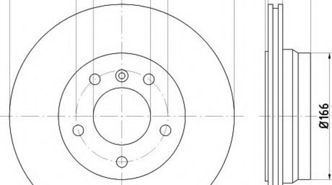 Disc frana BMW Seria 3 Touring (E46) (1999 - 2005) TEXTAR 92097303 piesa NOUA