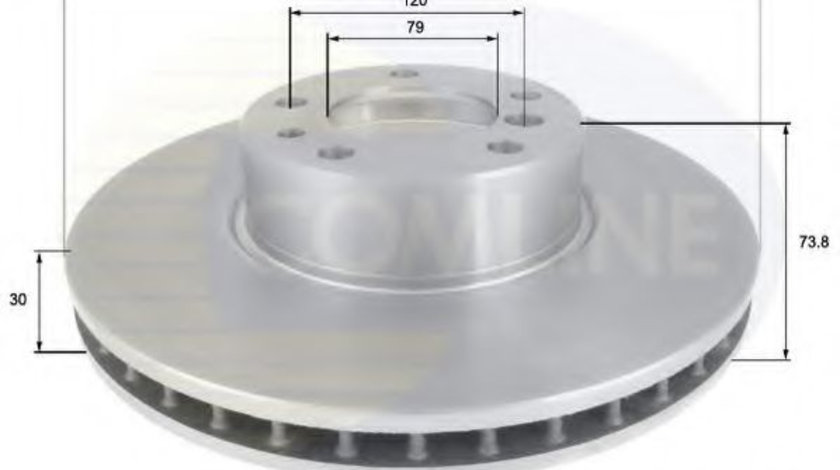 Disc frana BMW Seria 5 (E39) (1995 - 2003) COMLINE ADC1735V piesa NOUA