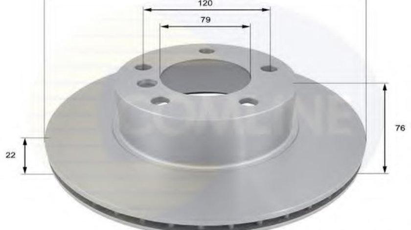 Disc frana BMW Seria 5 (E39) (1995 - 2003) COMLINE ADC1705V piesa NOUA