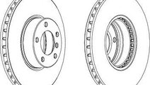 Disc frana BMW Seria 5 (E39) (1995 - 2003) FERODO ...