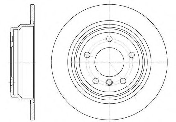 Disc frana BMW Seria 5 (E39) (1995 - 2003) REMSA 6554.00 piesa NOUA