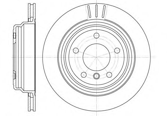 Disc frana BMW Seria 5 (E39) (1995 - 2003) REMSA 6588.10 piesa NOUA
