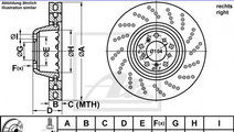 Disc frana BMW Seria 5 (E60) (2003 - 2010) ATE 24....