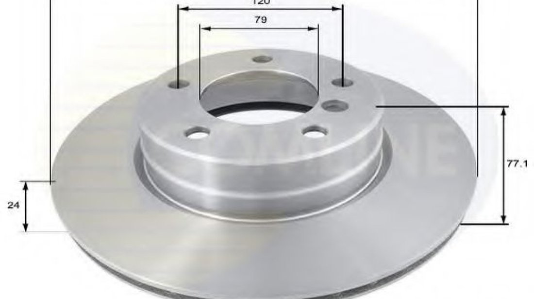 Disc frana BMW Seria 5 (E60) (2003 - 2010) COMLINE ADC1737V piesa NOUA