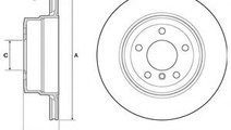 Disc frana BMW Seria 5 (E60) (2003 - 2010) DELPHI ...