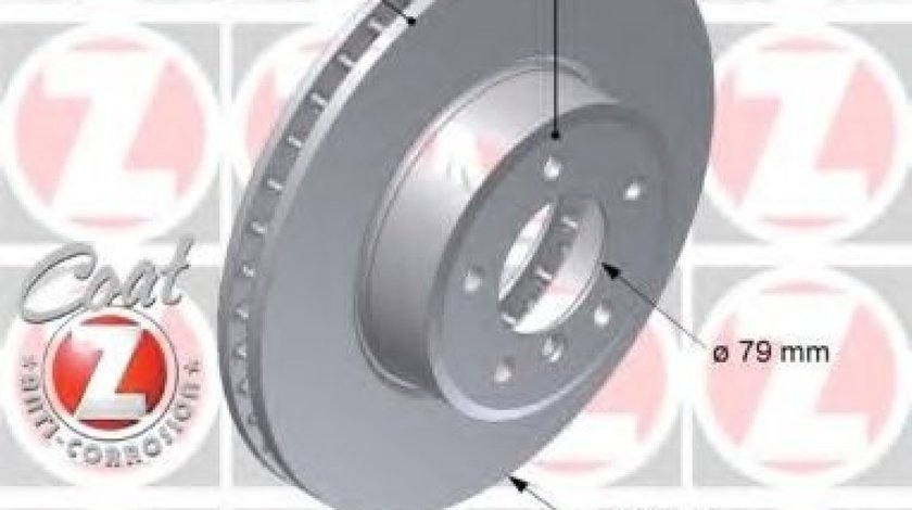 Disc frana BMW Seria 5 (E60) (2003 - 2010) ZIMMERMANN 150.3403.20 piesa NOUA