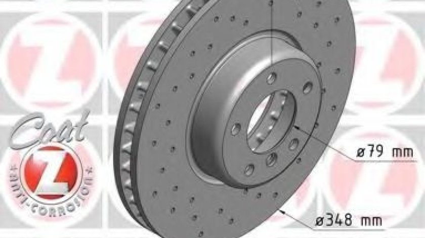 Disc frana BMW Seria 5 (E60) (2003 - 2010) ZIMMERMANN 150.3481.52 piesa NOUA