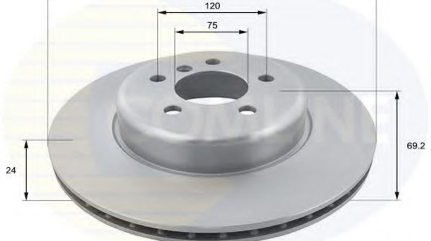 Disc frana BMW Seria 5 (F10, F18) (2009 - 2016) COMLINE ADC1788V piesa NOUA