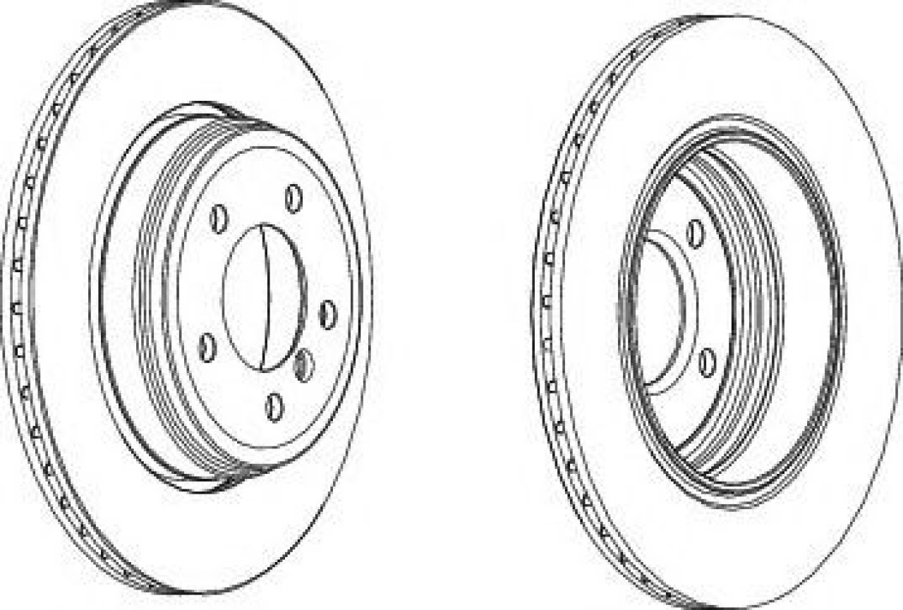 Disc frana BMW Seria 6 Cabriolet (E64) (2004 - 2010) FERODO DDF1260C piesa NOUA