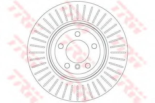 Disc frana BMW Seria 7 (E65, E66, E67) (2001 - 2009) TRW DF6476S piesa NOUA