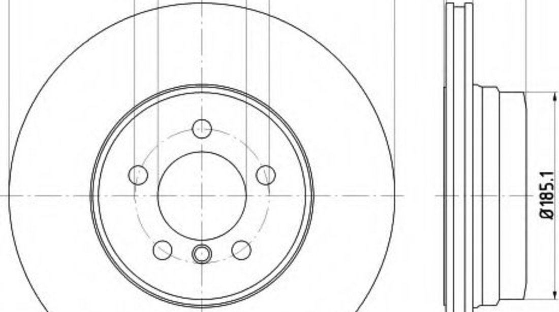 Disc frana BMW Seria 7 (E65, E66, E67) (2001 - 2009) TEXTAR 92155005 piesa NOUA