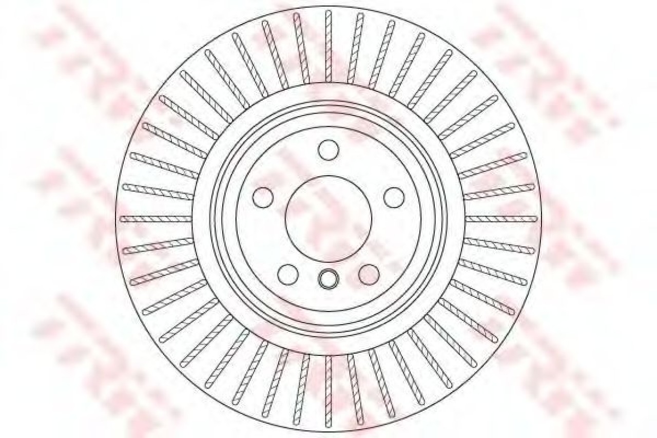 Disc frana BMW Seria 7 (F01, F02, F03, F04) (2008 - 2015) TRW DF6311S piesa NOUA