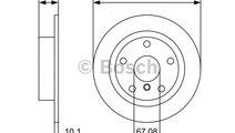 Disc frana BMW X1 (F48) (2015 - 2016) BOSCH 0 986 ...