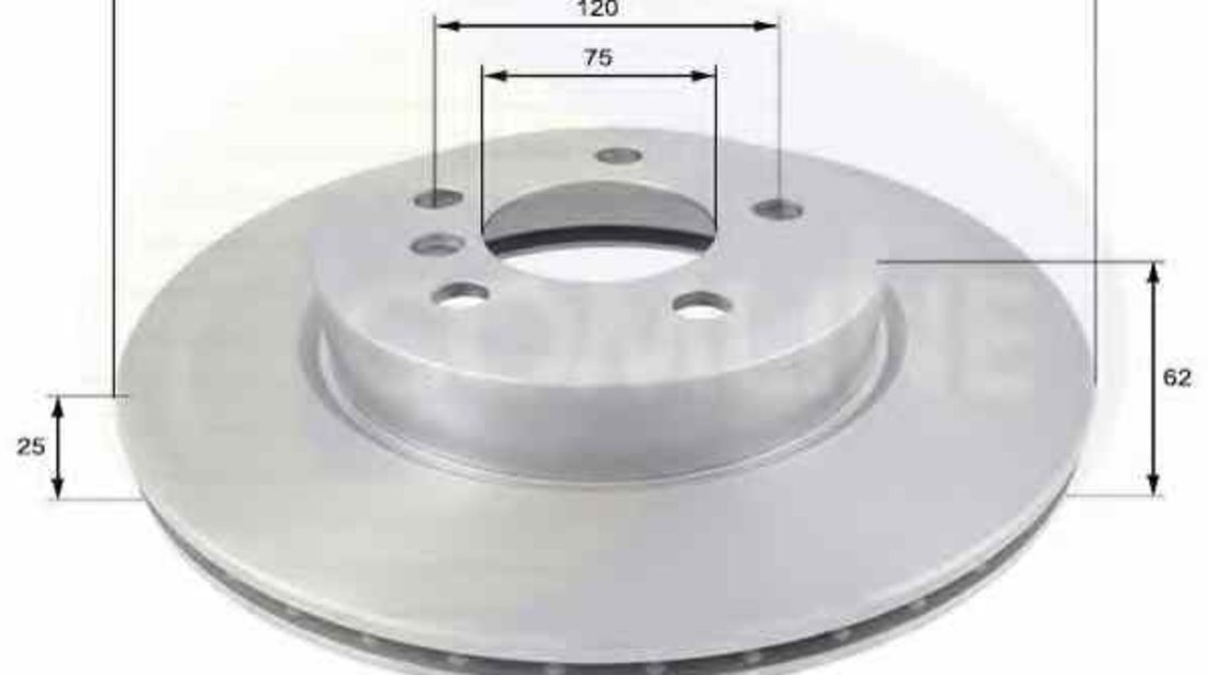 Disc frana BMW X3 E83 COMLINE ADC1719V