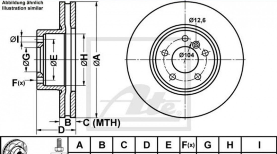 Disc frana BMW X3 (F25) 2010-2016 #2 0986479771