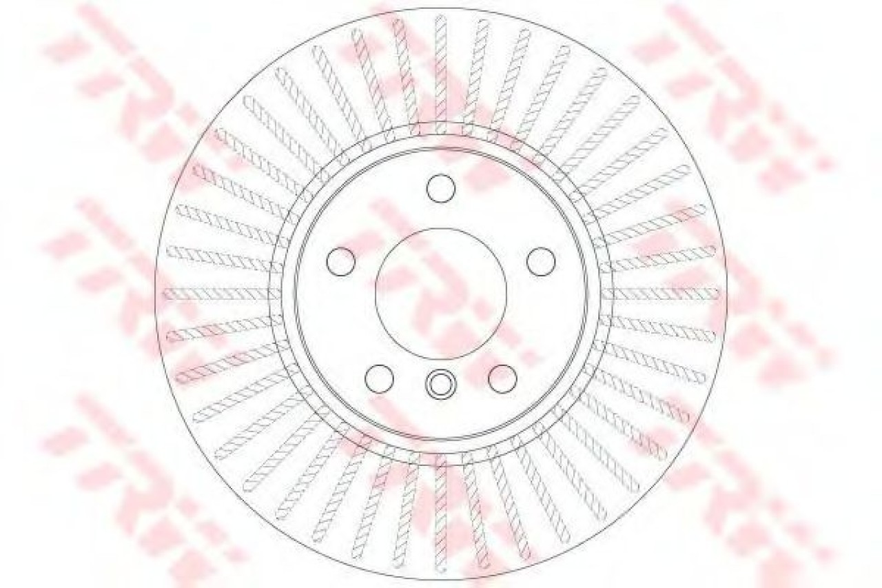 Disc frana BMW X3 (F25) (2010 - 2016) TRW DF6220S piesa NOUA
