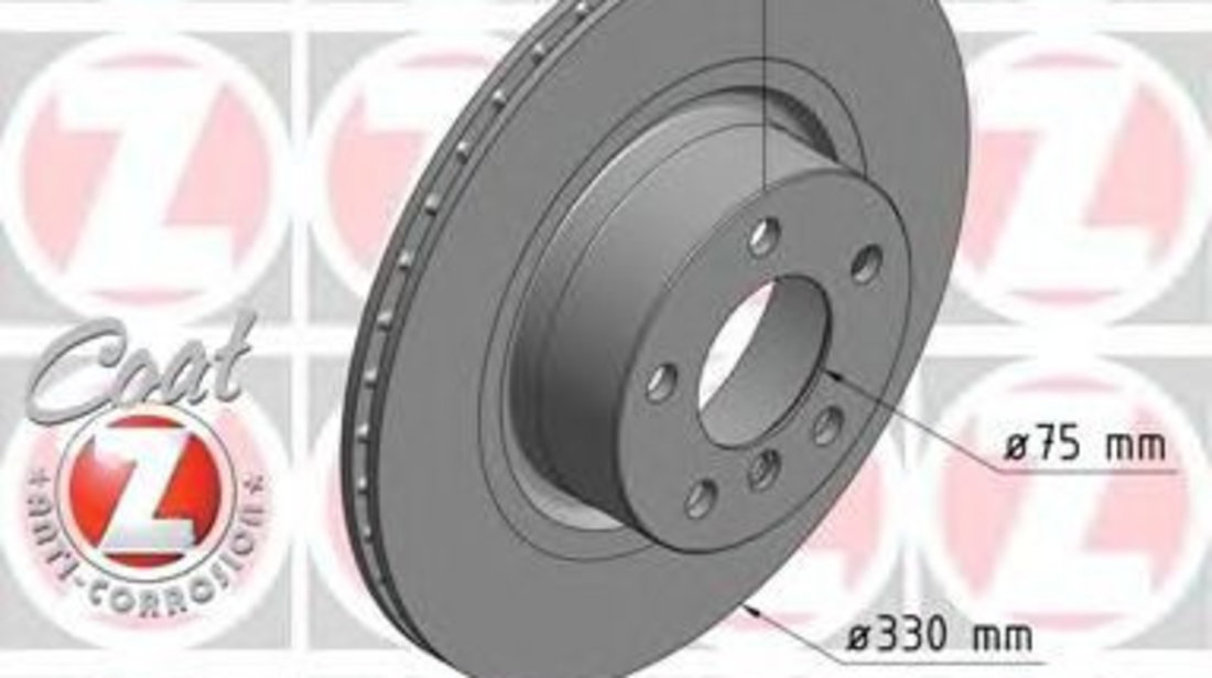 Disc frana BMW X3 (F25) (2010 - 2016) ZIMMERMANN 150.3495.20 piesa NOUA