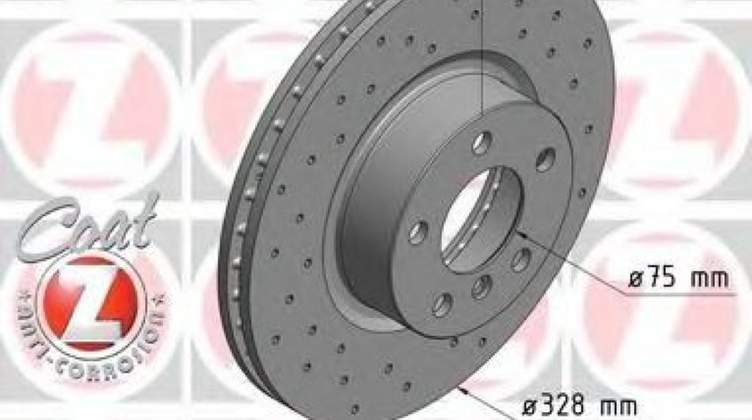 Disc frana BMW X3 (F25) (2010 - 2016) ZIMMERMANN 150.3494.52 piesa NOUA