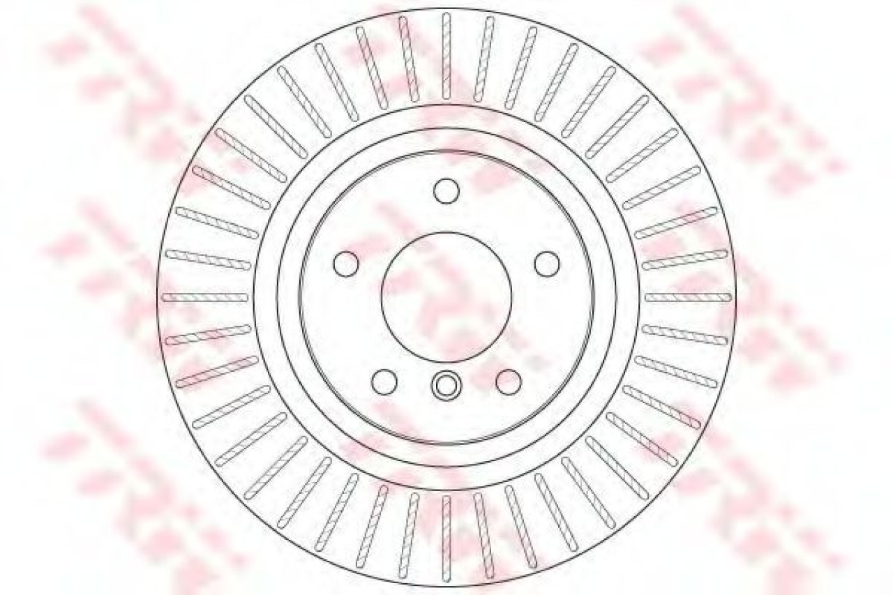 Disc frana BMW X4 (F26) (2014 - 2016) TRW DF6352S piesa NOUA