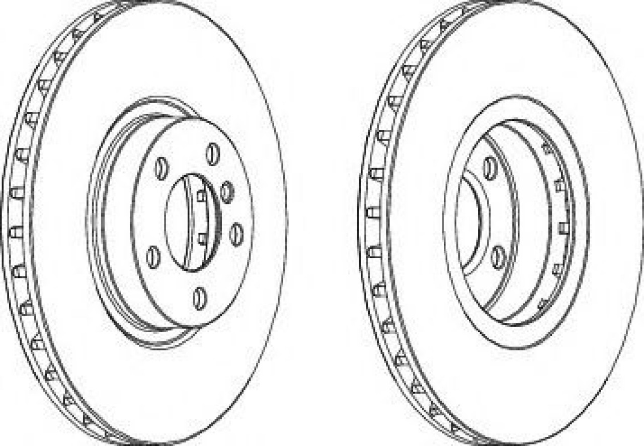 Disc frana BMW X5 (E70) (2007 - 2013) FERODO DDF1713C-1 piesa NOUA