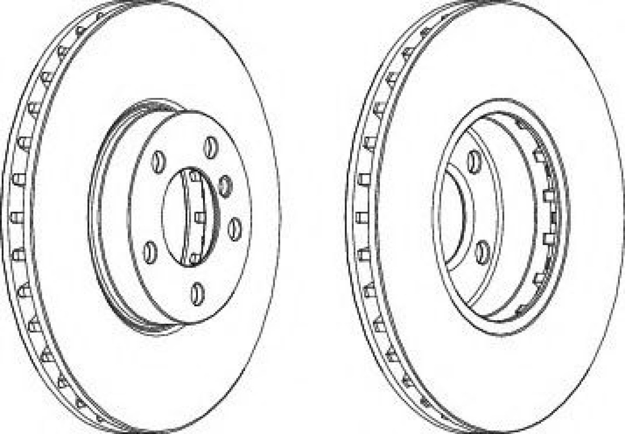 Disc frana BMW X5 (E70) (2007 - 2013) FERODO DDF1714C-1 piesa NOUA