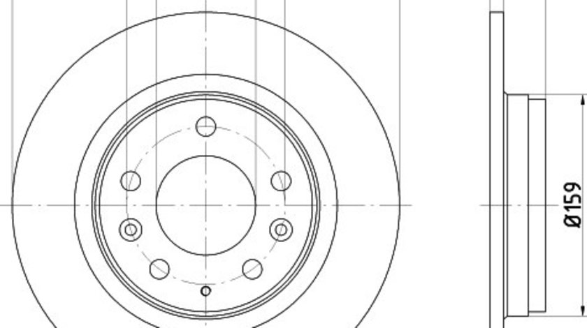 Disc frana BMW X5 (E70) (2007 - 2013) KRIEGER 0950004202 piesa NOUA