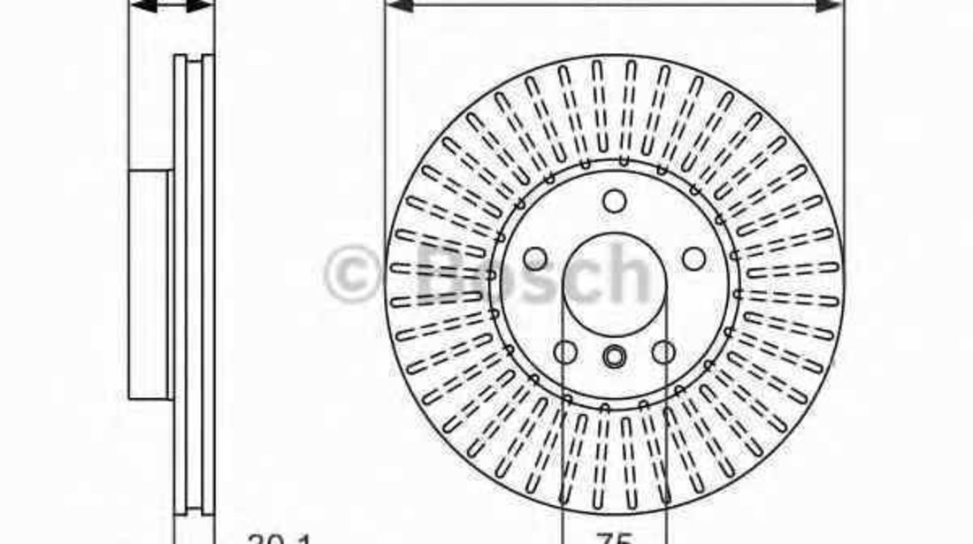 Disc frana BMW X5 E70 BOSCH 0 986 479 624