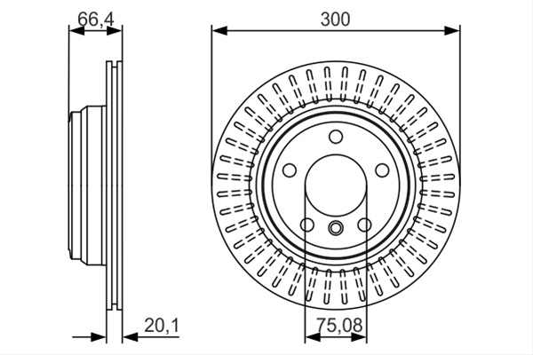 Disc Frana Bosch Bmw 0 986 479 045