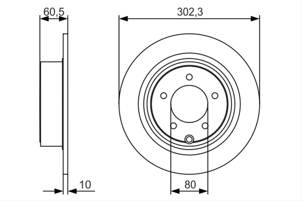 Disc Frana Bosch Chrysler 0 986 479 R07