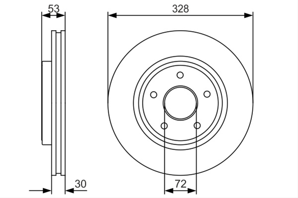 Disc Frana Bosch Chrysler 0 986 479 R48