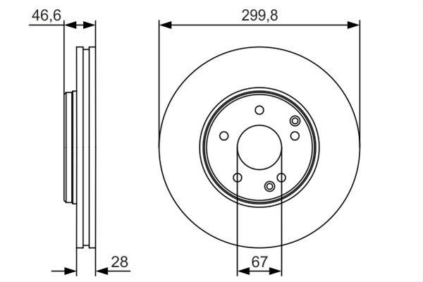 Disc Frana Bosch Chrysler 0 986 479 R79