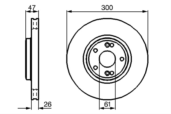 Disc Frana Bosch Renault 0 986 478 743