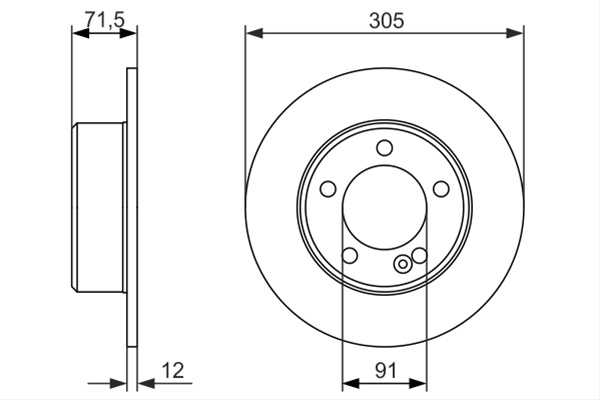 Disc Frana Bosch Renault 0 986 479 714