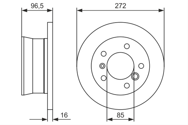 Disc Frana Bosch Vw 0 986 478 433