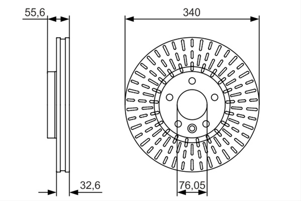 Disc Frana Bosch Vw 0 986 479 546