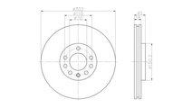 Disc frana Cadillac BLS (2006->) #2 0986479076