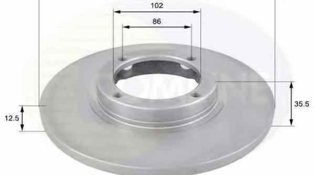 Disc frana CHEVROLET MATIZ M200 M250 COMLINE ADC1009