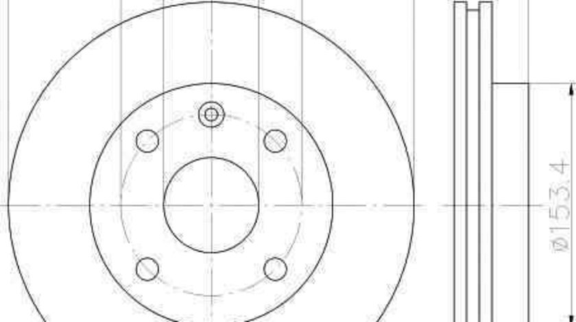 Disc frana CHEVROLET NUBIRA limuzina TEXTAR 92133600