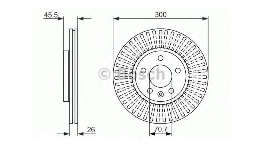 Disc frana Chevrolet ORLANDO (J309) 2010-2016 #3 0986479644