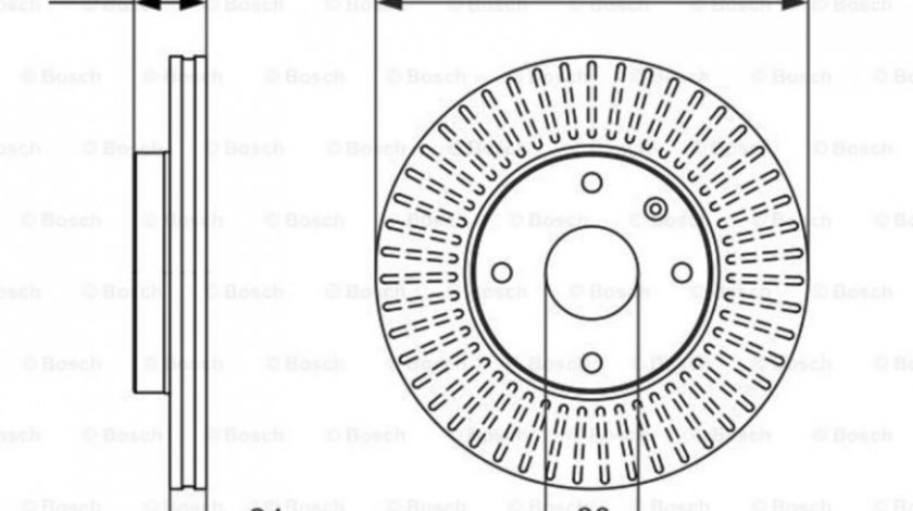 Disc frana Chevrolet TOSCA (KL1_) 2005-2016 #2 0986479649