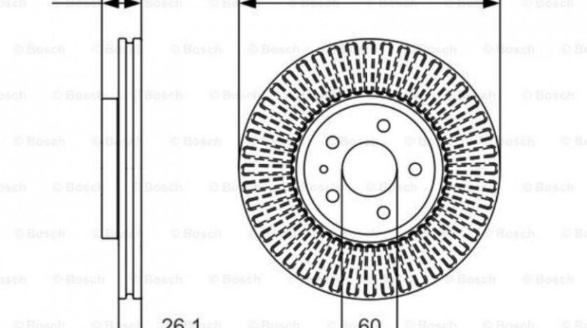 Disc frana Chevrolet TRAX 2012-2016 #3 0986479666