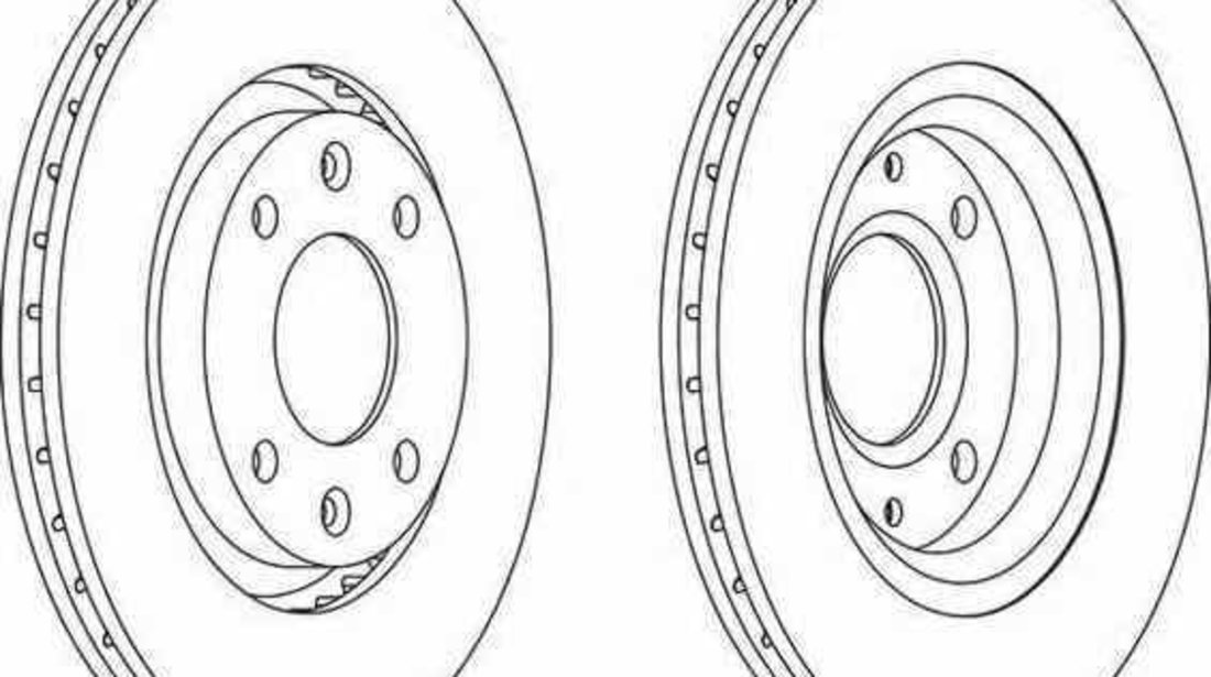 Disc frana CITROËN BERLINGO MF FERODO DDF1140-1