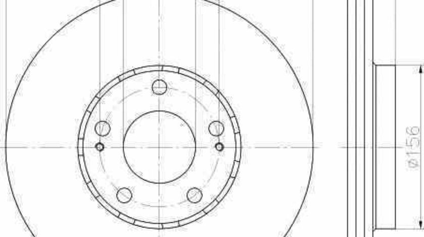 Disc frana CITROËN C-CROSSER EP TEXTAR 92135203