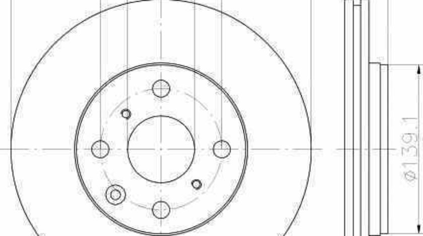 Disc frana CITROËN C1 II TEXTAR 92141903