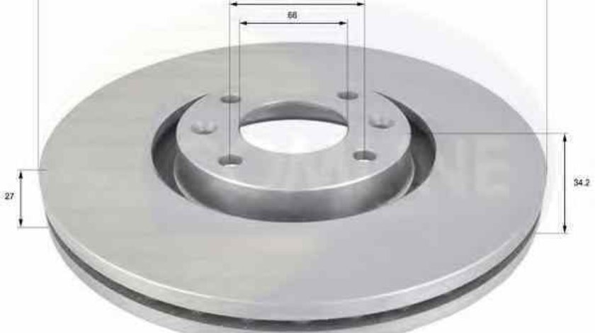 Disc frana CITROËN C4 Picasso I UD COMLINE ADC1574V