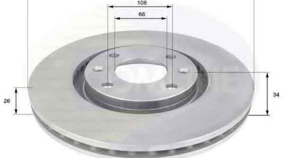 Disc frana CITROËN DS3 COMLINE ADC1519V