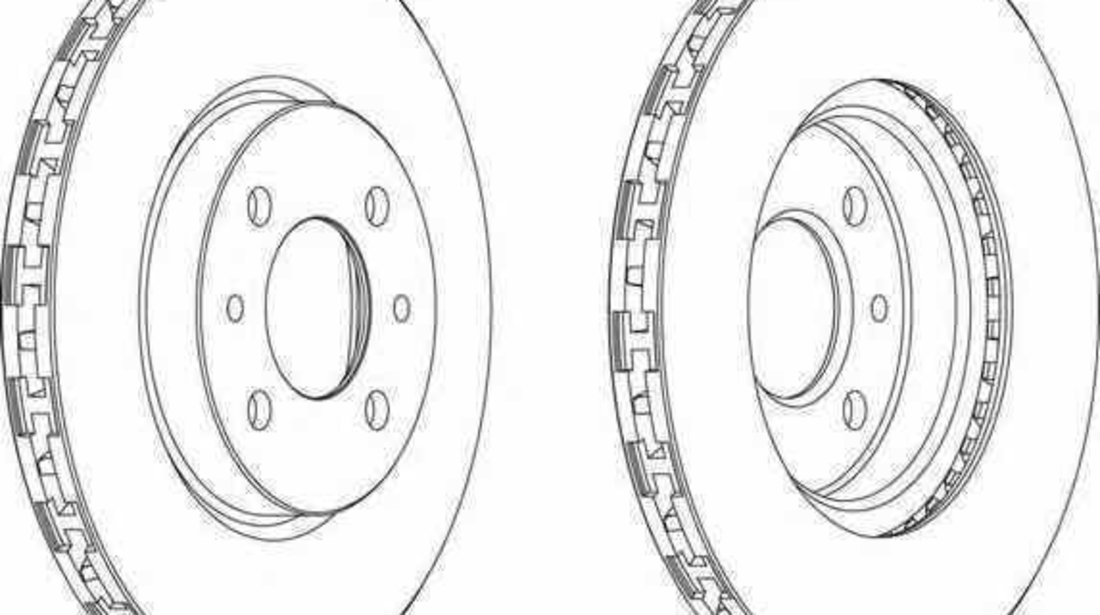 Disc frana CITROËN NEMO caroserie AA FERODO DDF762