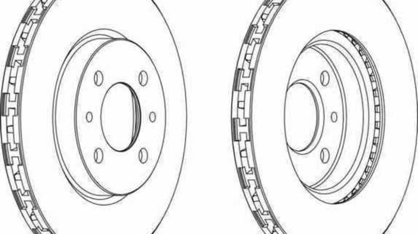 Disc frana CITROËN NEMO caroserie AA FERODO DDF762