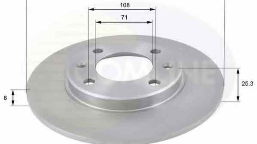 Disc frana CITROËN SAXO S0 S1 COMLINE ADC1512